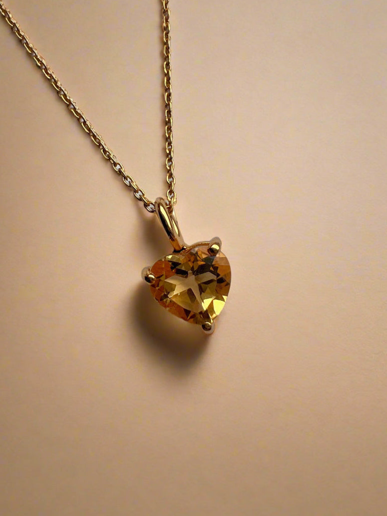 November Birthstone Chain Necklace