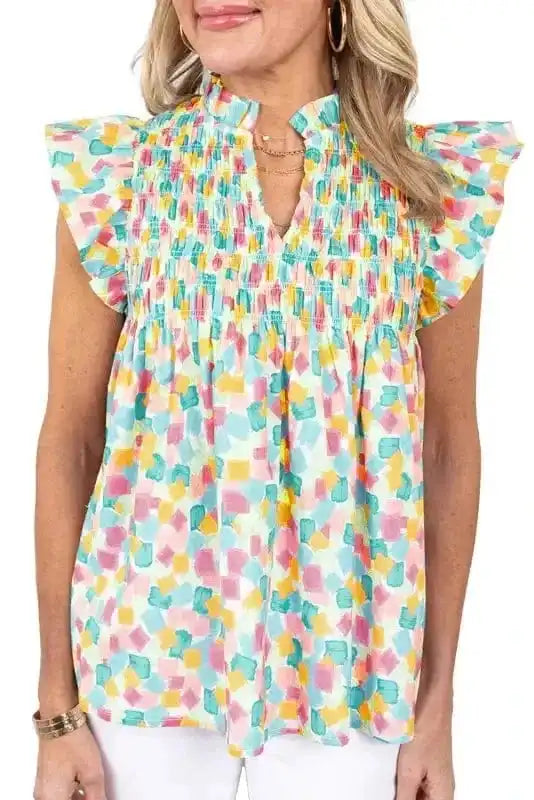 Pistachio Pizzazz Peplum Blouse