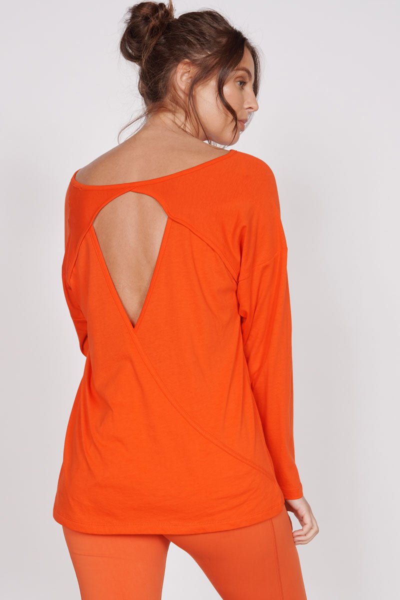 Nora Red Lightweight Training Top
