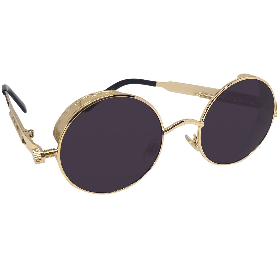 Framed Black x Gold Sunglasses