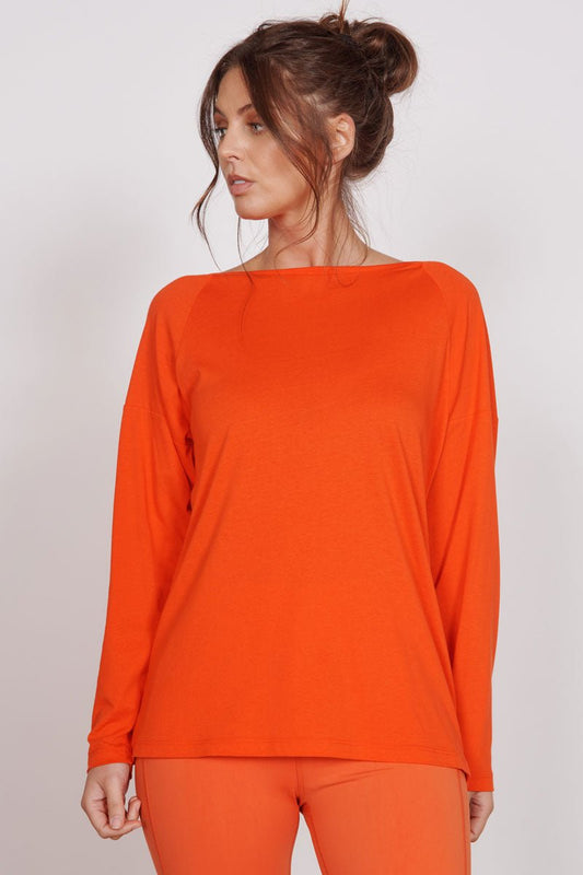 Nora Red Lightweight Training Top